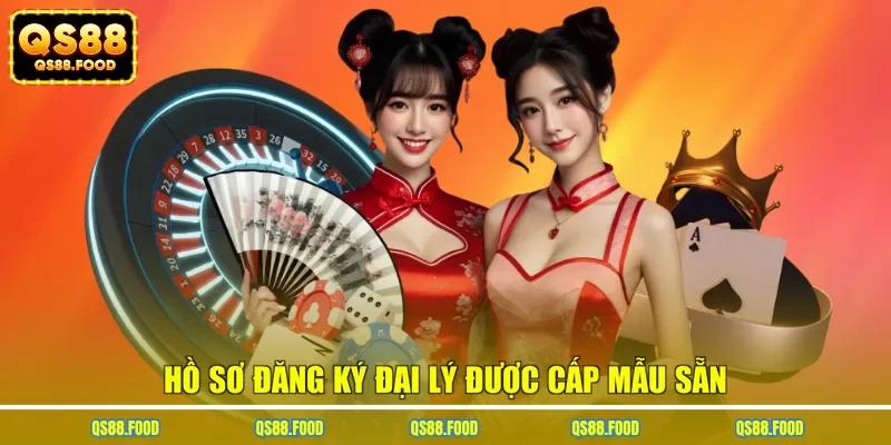 Hồ sơ đăng ký đại lý được cấp mẫu sẵn